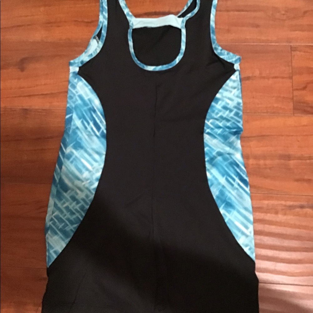 This a gymnastics suit for girls.